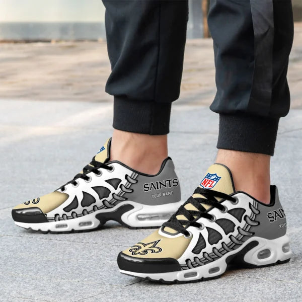 LIMITED EDITION - NEW CUSTOMIZED NFL24 NOS NEW ORLEANS SAINTS UNISEX AIR MAX PLUS SNEAKERS