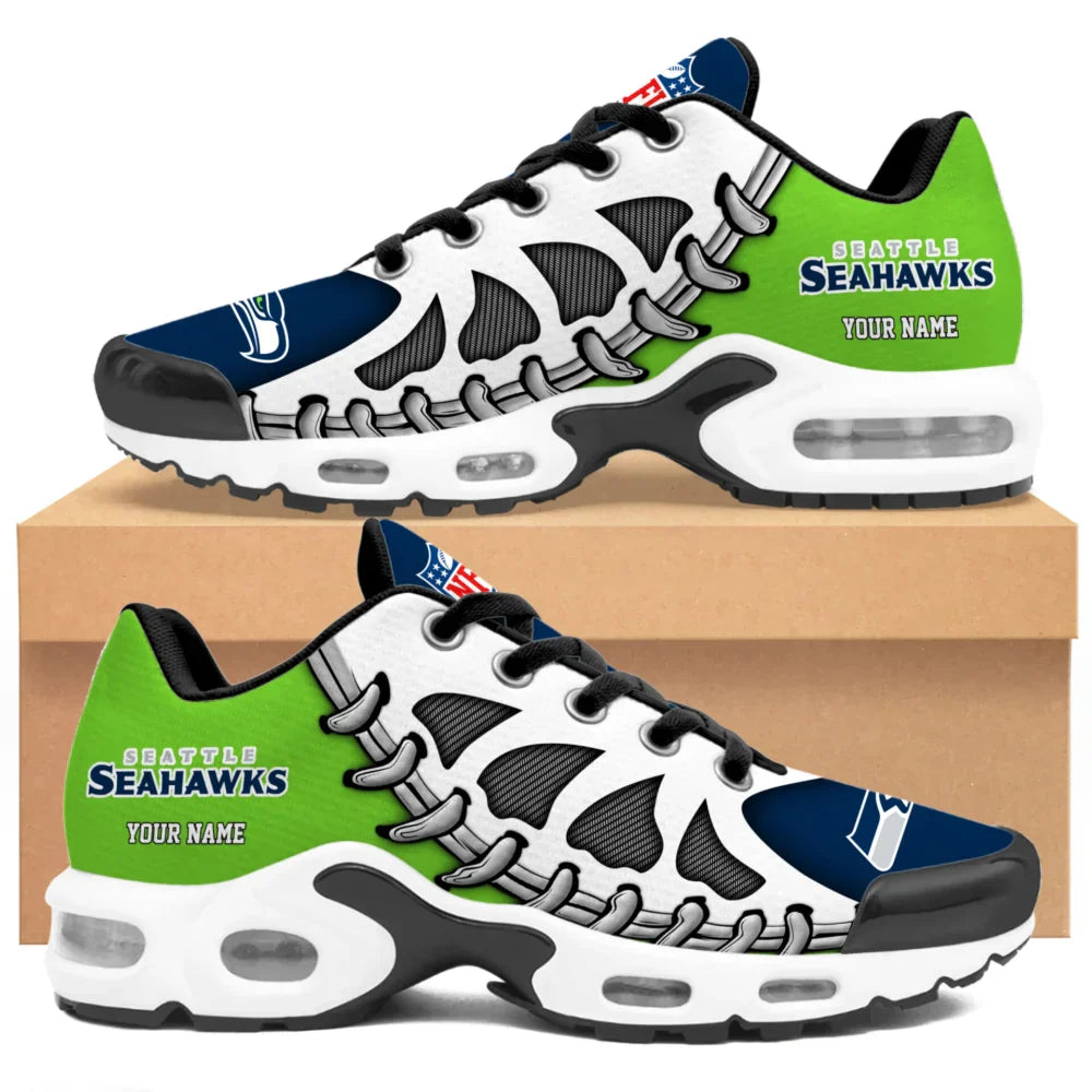 LIMITED EDITION - NEW CUSTOMIZED NFL06 SSH SEATTLE SEAHAWKS UNISEX AIR MAX PLUS SNEAKERS
