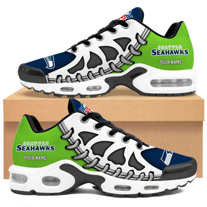 LIMITED EDITION - NEW CUSTOMIZED NFL06 SSH SEATTLE SEAHAWKS UNISEX AIR MAX PLUS SNEAKERS