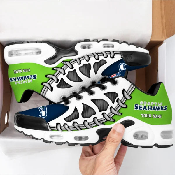 LIMITED EDITION - NEW CUSTOMIZED NFL06 SSH SEATTLE SEAHAWKS UNISEX AIR MAX PLUS SNEAKERS