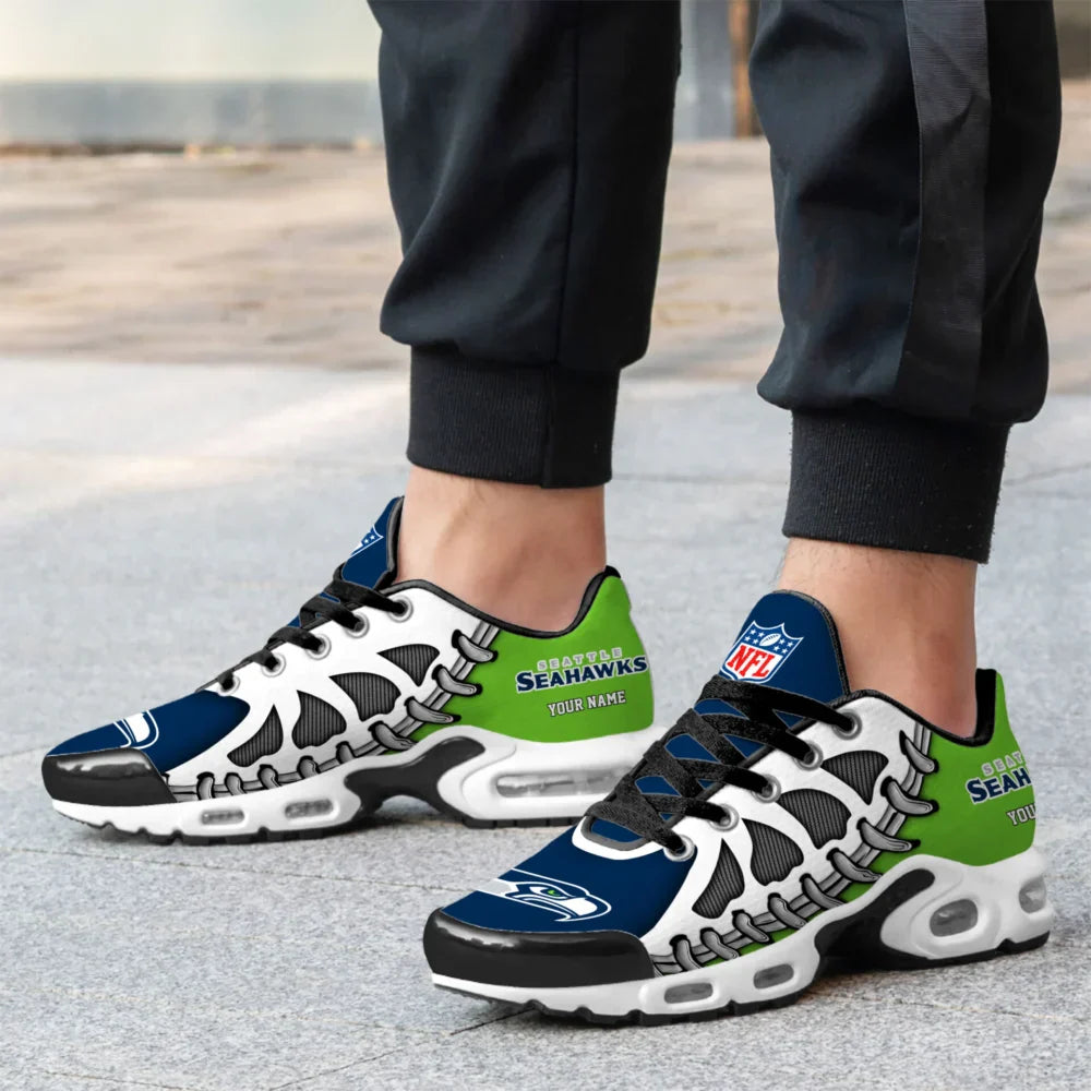 LIMITED EDITION - NEW CUSTOMIZED NFL06 SSH SEATTLE SEAHAWKS UNISEX AIR MAX PLUS SNEAKERS