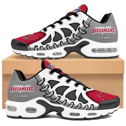 LIMITED EDITION - NEW CUSTOMIZED NFL10 TBB TAMPA BAY BUCCANEERS UNISEX AIR MAX PLUS SNEAKERS
