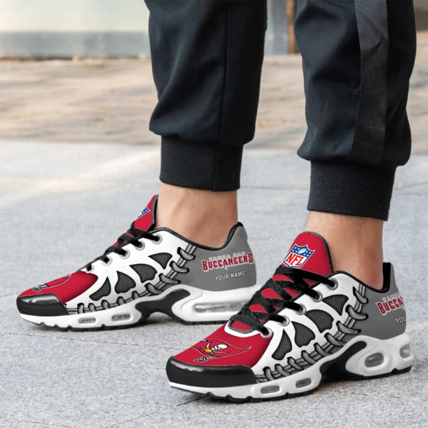 LIMITED EDITION - NEW CUSTOMIZED NFL10 TBB TAMPA BAY BUCCANEERS UNISEX AIR MAX PLUS SNEAKERS