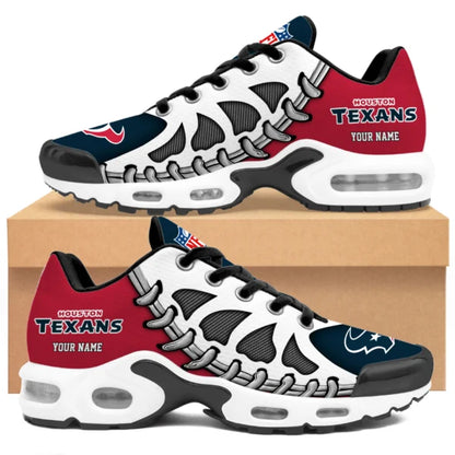LIMITED EDITION - NEW CUSTOMIZED NFL15 HTT HOUSTON TEXANS UNISEX AIR MAX PLUS SNEAKERS