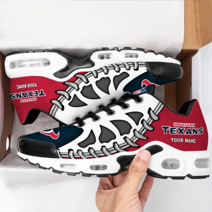 LIMITED EDITION - NEW CUSTOMIZED NFL15 HTT HOUSTON TEXANS UNISEX AIR MAX PLUS SNEAKERS