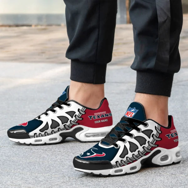 LIMITED EDITION - NEW CUSTOMIZED NFL15 HTT HOUSTON TEXANS UNISEX AIR MAX PLUS SNEAKERS