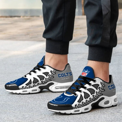 LIMITED EDITION - NEW CUSTOMIZED NFL17 IDC INDIANAPOLIS COLTS UNISEX AIR MAX PLUS SNEAKERS