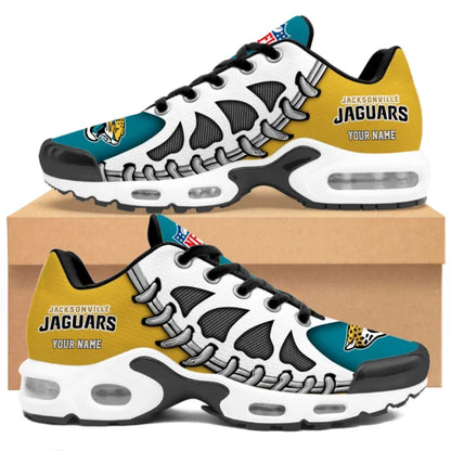 LIMITED EDITION - NEW CUSTOMIZED NFL30 JSJ JACKSONVILLE JAGUARS UNISEX AIR MAX PLUS SNEAKERS