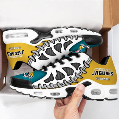 LIMITED EDITION - NEW CUSTOMIZED NFL30 JSJ JACKSONVILLE JAGUARS UNISEX AIR MAX PLUS SNEAKERS