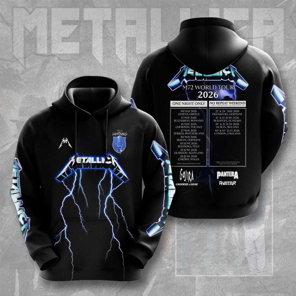 NEW PREMIUM METALLICA UNISEX T-SHIRT, POLO, HOODIE & JACKETS 2026