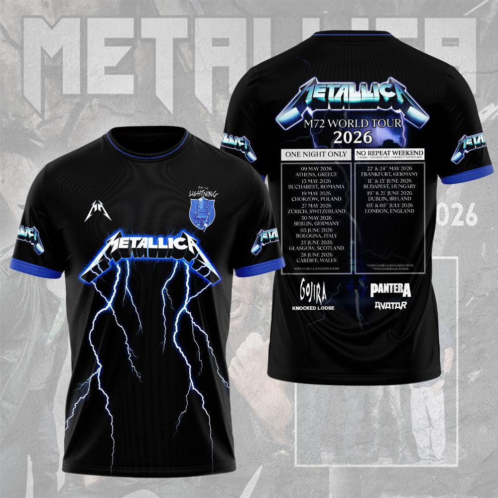 NEW PREMIUM METALLICA UNISEX T-SHIRT, POLO, HOODIE & JACKETS 2026