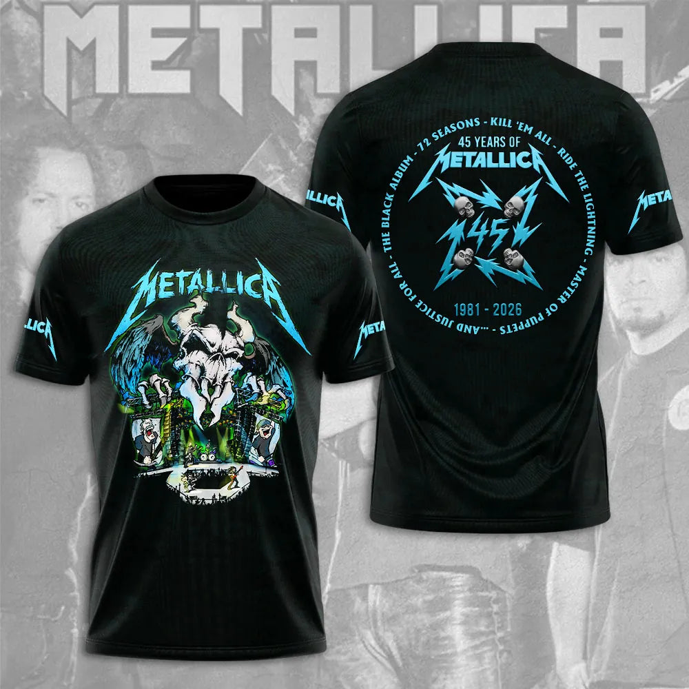 NEW PREMIUM METALLICA UNISEX T-SHIRT, POLO, HOODIE & JACKETS 2026