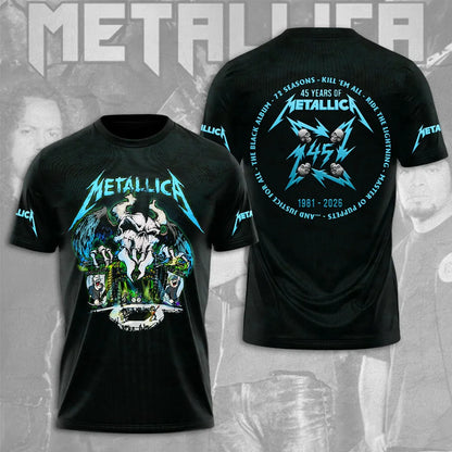 NEW PREMIUM METALLICA UNISEX T-SHIRT, POLO, HOODIE & JACKETS 2026