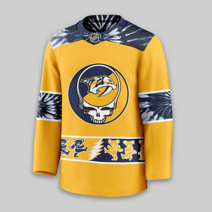 LIMITED EDITION - NEW CUSTOMIZED NHL31 NV PREDATORS UNISEX HOCKEY JERSEY