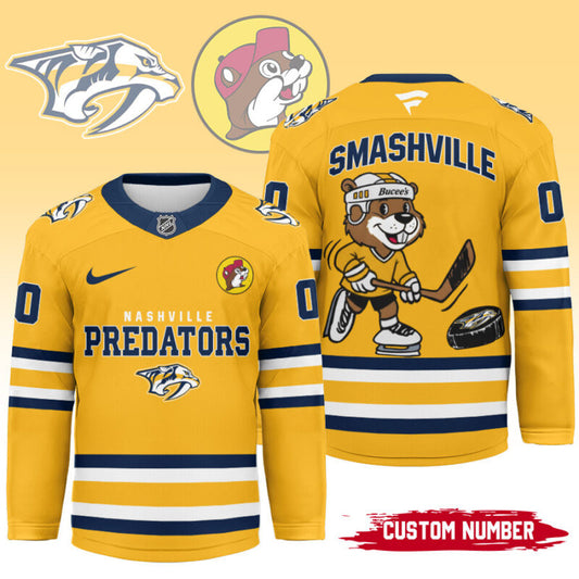 LIMITED EDITION - NEW CUSTOMIZED NHL31 NV PREDATORS UNISEX HOCKEY JERSEY
