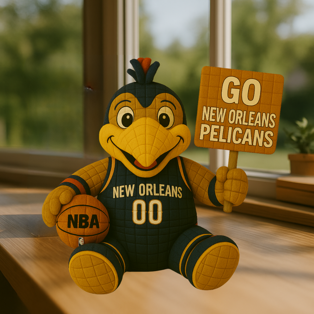 Limited Edition - NBA 30 NOP New Orleans Pelicans Handmade Crochet