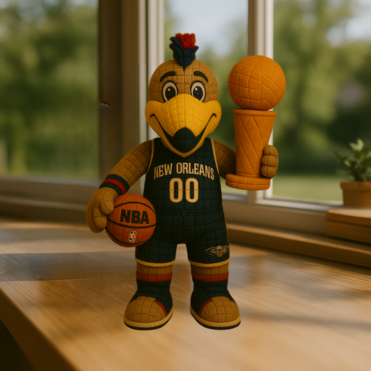 Limited Edition - NBA 30 NOP New Orleans Pelicans Handmade Crochet