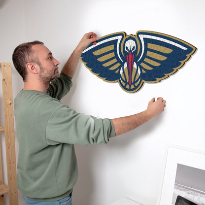 LIMITED EDITION - NEW CUSTOMIZED NBA30 NO NEW ORLEANS PELICANS WOODEN PUZZLE