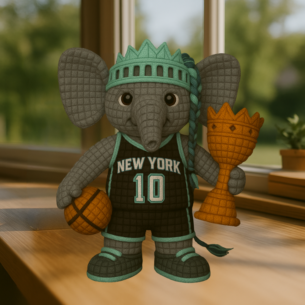 LIMITED EDITION - WNBA 01 NYL NEW YORK LIBERTY HANDMADE CROCHET