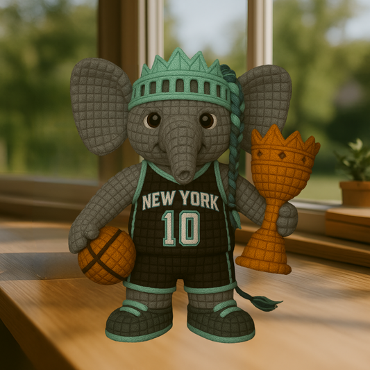 LIMITED EDITION - WNBA 01 NYL NEW YORK LIBERTY HANDMADE CROCHET