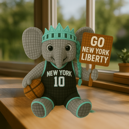 LIMITED EDITION - WNBA 01 NYL NEW YORK LIBERTY HANDMADE CROCHET