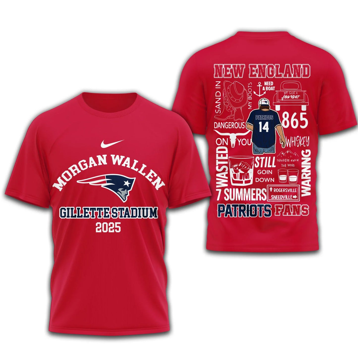 LIMITED EDITION - NEW CUSTOMIZED NFL27 NEP NEW ENGLAND PATRIOTS T-SHIRT | MULTIPLE COLORS AVAILABLE