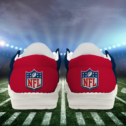LIMITED EDITION - NEW CUSTOMIZED NFL27 NEP NEW ENGLAND PATRIOTS LOAFER SHOES