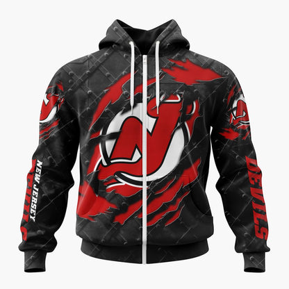 LIMITED EDITION - NEW CUSTOMIZED NHL06 NJD NEW JERSEY DEVILS UNISEX T-SHIRT, POLO, HOODIE & JACKETS