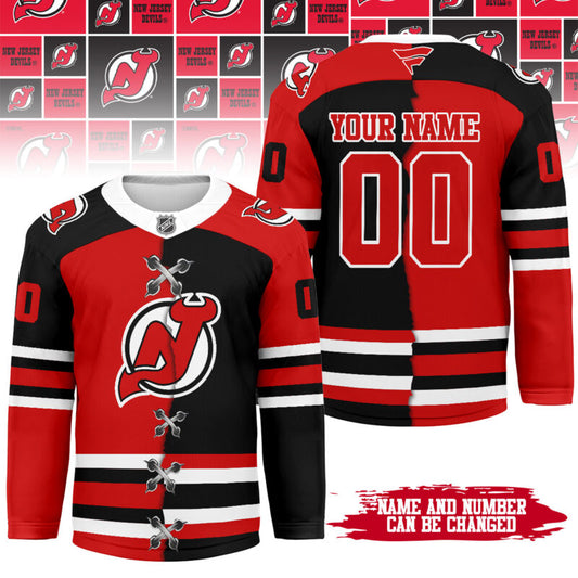 LIMITED EDITION - NEW CUSTOMIZED NHL06 NJ DEVILS UNISEX HOCKEY JERSEY