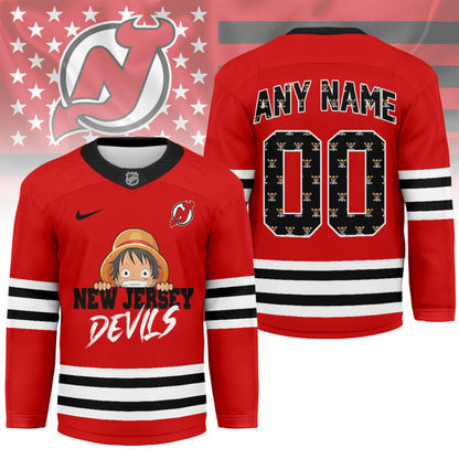 LIMITED EDITION - NEW CUSTOMIZED NHL06 NJ DEVILS UNISEX HOCKEY JERSEY