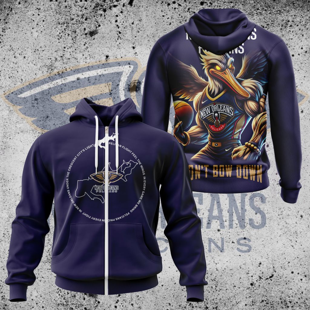 LIMITED EDITION - NEW CUSTOMIZED NBA30 NO NEW ORLEANS PELICANS UNISEX T-SHIRT, POLO, HOODIE & JACKETS