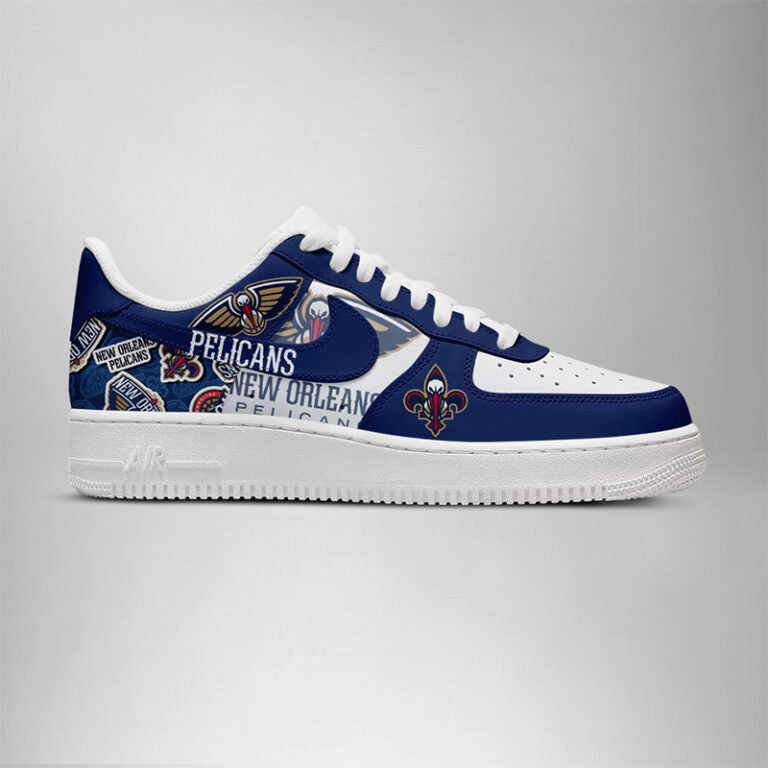 LIMITED EDITION - NEW CUSTOMIZED NBA30 NO PELICANS AF1 SHOES