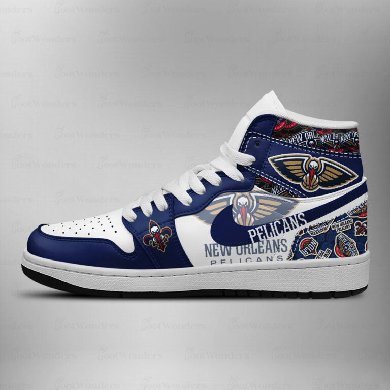 LIMITED EDITION - NEW CUSTOMIZED NBA30 NO PELICANS AIR JORDAN SNEAKERS