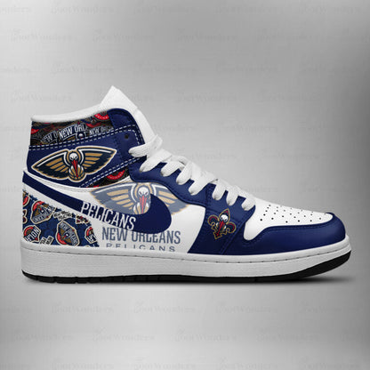 LIMITED EDITION - NEW CUSTOMIZED NBA30 NO PELICANS AIR JORDAN SNEAKERS