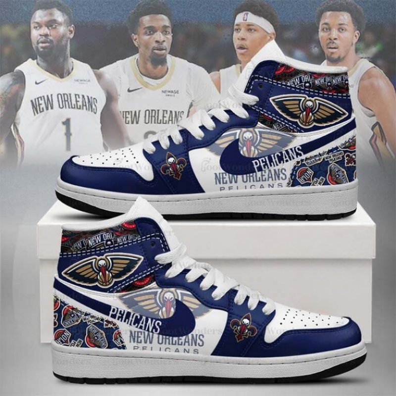 LIMITED EDITION - NEW CUSTOMIZED NBA30 NO PELICANS AIR JORDAN SNEAKERS