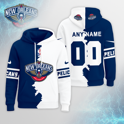 LIMITED EDITION - NEW CUSTOMIZED NBA30 NO NEW ORLEANS PELICANS UNISEX T-SHIRT, POLO, HOODIE & JACKETS