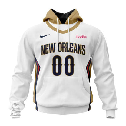 LIMITED EDITION - NEW CUSTOMIZED NBA30 NO NEW ORLEANS PELICANS UNISEX T-SHIRT, POLO, HOODIE & JACKETS