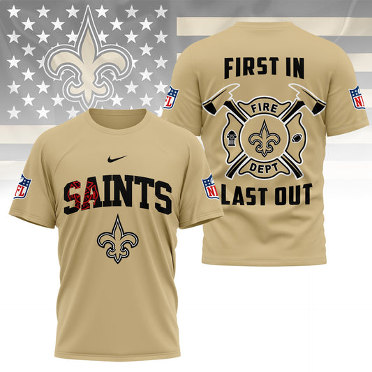 LIMITED EDITION - NEW CUSTOMIZED NFL24 NOS NEW ORLEANS SAINTS T-SHIRT | MULTIPLE COLORS AVAILABLE