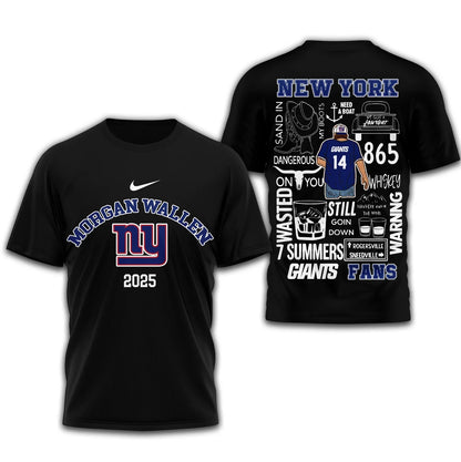 LIMITED EDITION - NEW CUSTOMIZED NFL32 NYG NEW YORK GIANTS T-SHIRT | MULTIPLE COLORS AVAILABLE