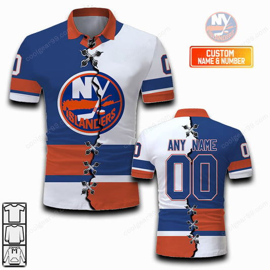 LIMITED EDITION - NEW CUSTOMIZED NHL25 NYI NEW YORK ISLANDERS UNISEX T-SHIRT, POLO, HOODIE & JACKETS