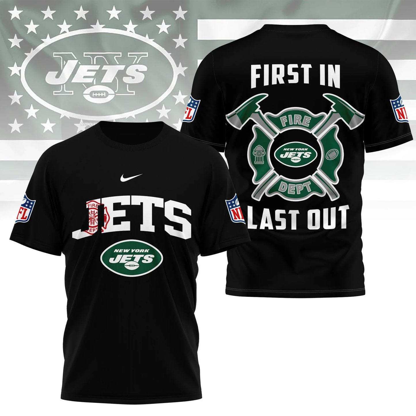 LIMITED EDITION - NEW CUSTOMIZED NFL25 NYJ NEW YORK JETS T-SHIRT | MULTIPLE COLORS AVAILABLE