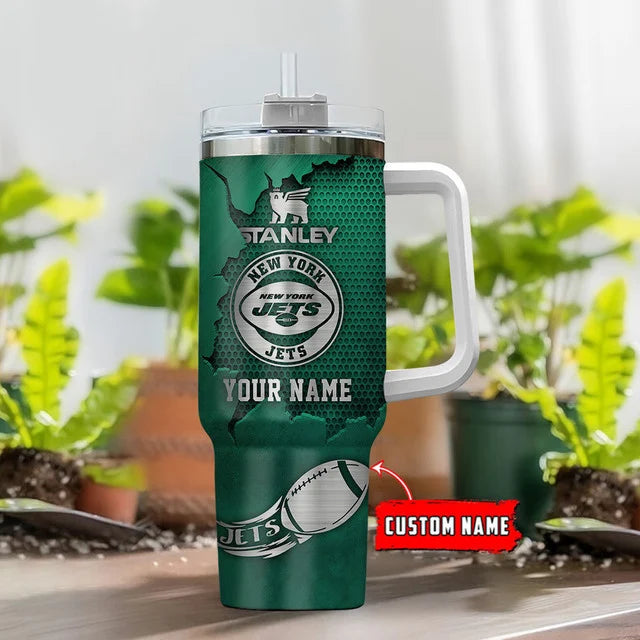 LIMITED EDITION - NEW CUSTOMIZED NFL25 NYJ NEW YORK JETS TUMBLER CUP