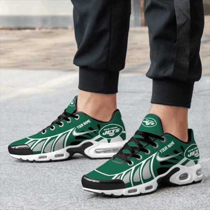 LIMITED EDITION - NEW CUSTOMIZED NFL25 NYJ NEW YORK JETS UNISEX AIR MAX PLUS SNEAKERS