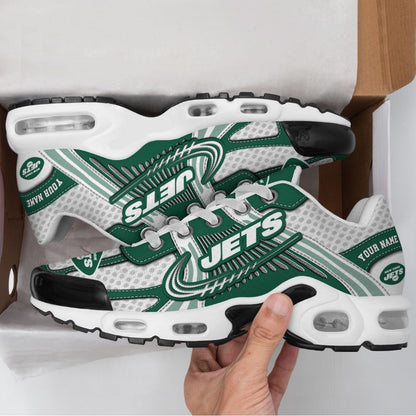 LIMITED EDITION - NEW CUSTOMIZED NFL25 NYJ NEW YORK JETS UNISEX AIR MAX PLUS SNEAKERS
