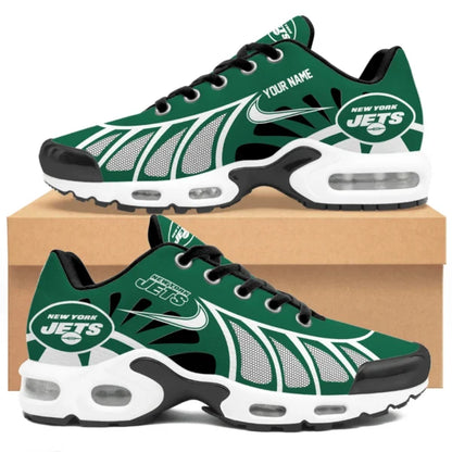 LIMITED EDITION - NEW CUSTOMIZED NFL25 NYJ NEW YORK JETS UNISEX AIR MAX PLUS SNEAKERS