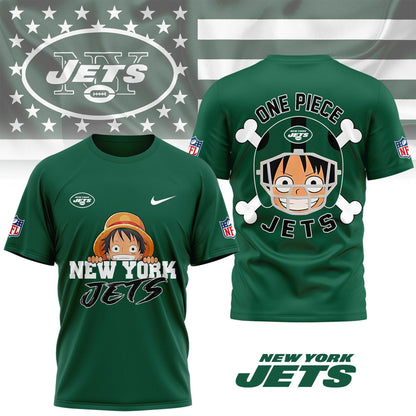 LIMITED EDITION - NEW CUSTOMIZED NFL25 NYJ NEW YORK JETS ONE PIECE FAN 3D SHIRT