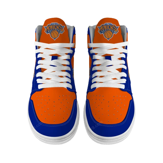 LIMITED EDITION - NEW CUSTOMIZED NBA04 NY KNICKS AIR JORDAN SNEAKERS