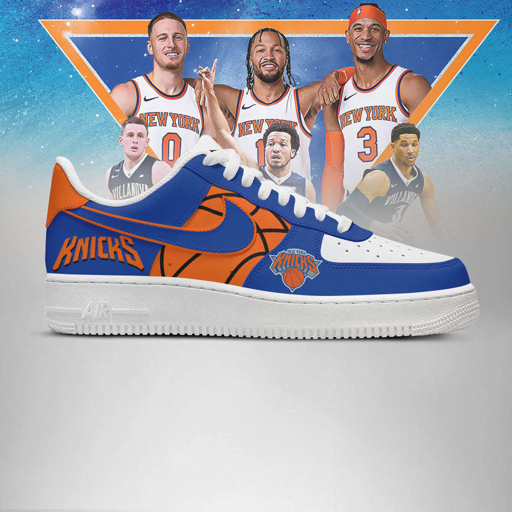LIMITED EDITION - NEW CUSTOMIZED NBA04 NY KNICKS AF1 SHOES