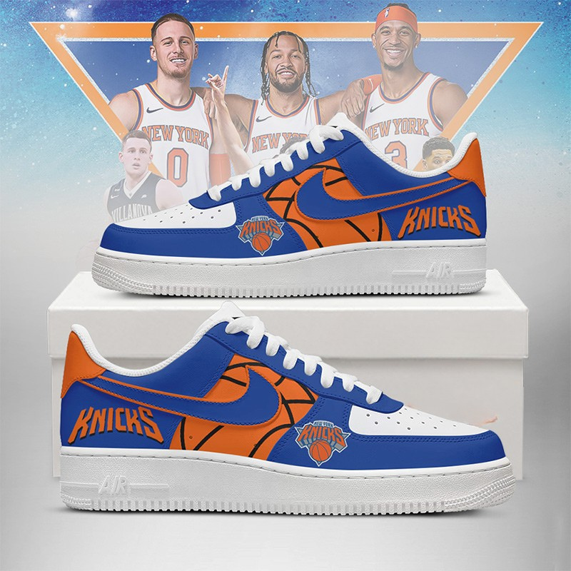 LIMITED EDITION - NEW CUSTOMIZED NBA04 NY KNICKS AF1 SHOES
