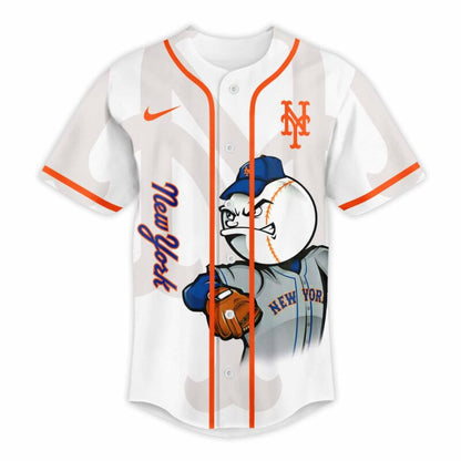 LIMITED EDITION - NEW CUSTOMIZED MLB17 NY METS BASEBALL JERSEY